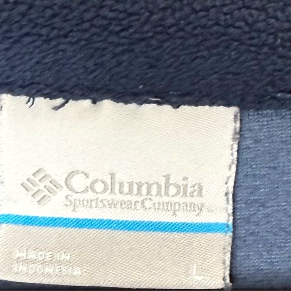 Columbia Light Blue Fleece Pullover - Picture 3 of 3
